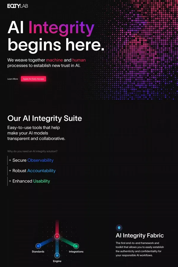 EQTY Lab - AI Integrity Suite