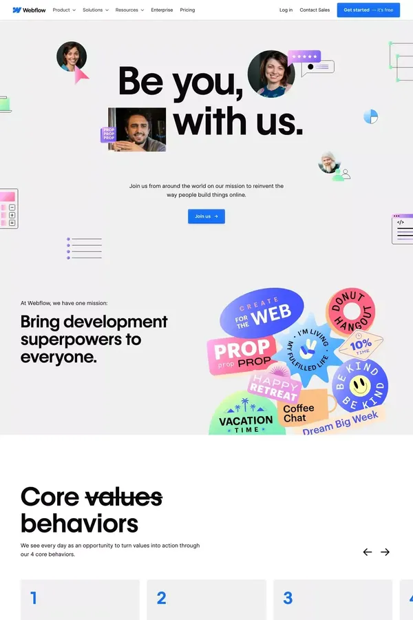 Careers | Webflow - Career design inspiration