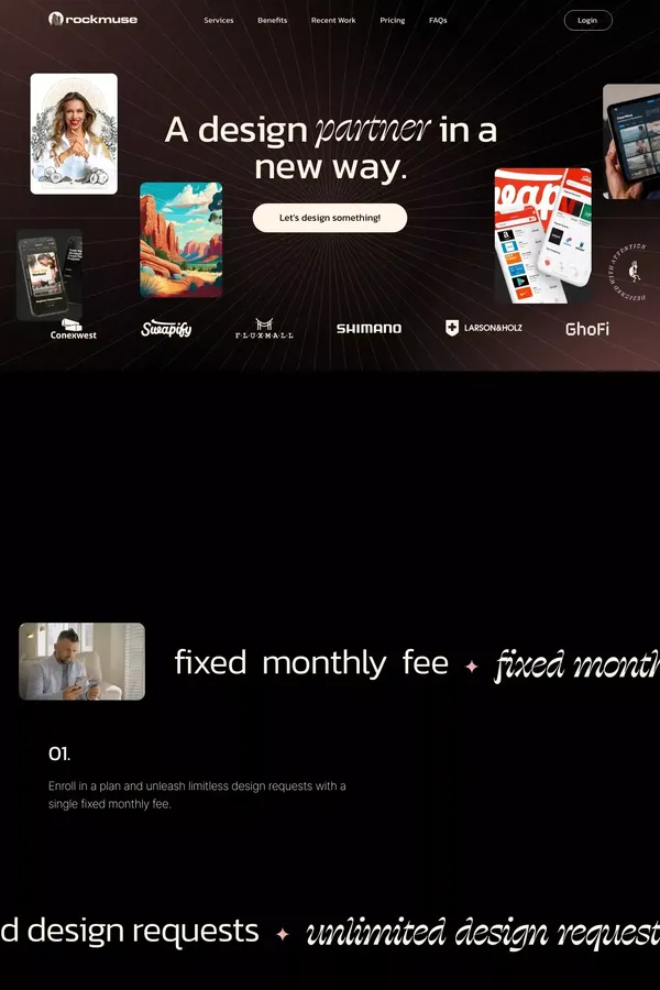Rockmuse - Unlimited Web & Mobile Design | 3-Day Turnaround | No Contracts