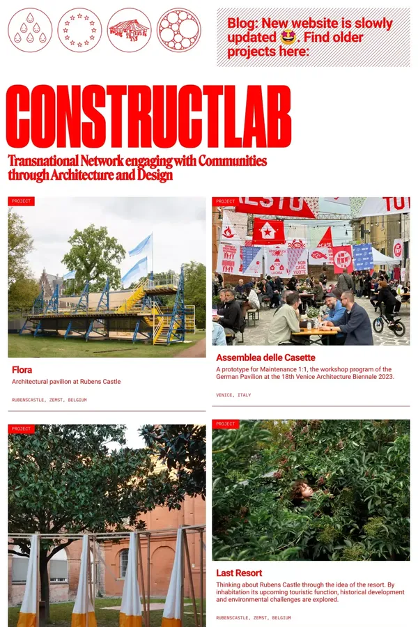 Constructlab - Blog design inspiration