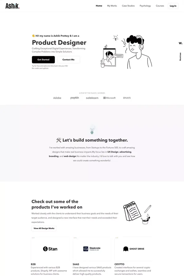 Ashik Prottoy - Product Designer