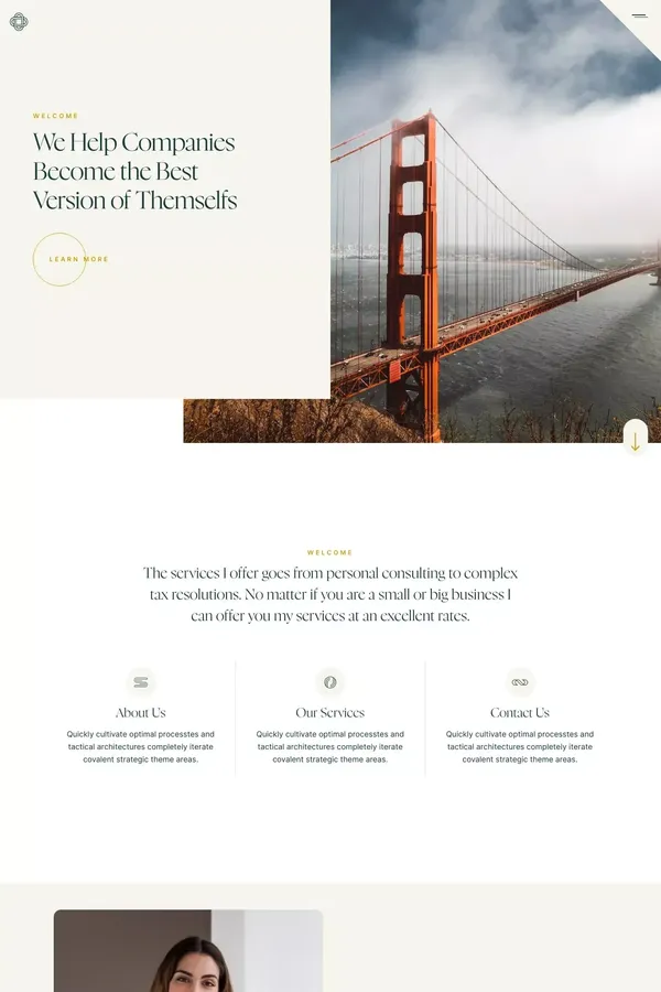 Atento - Webflow HTML Website Template - Template design inspiration