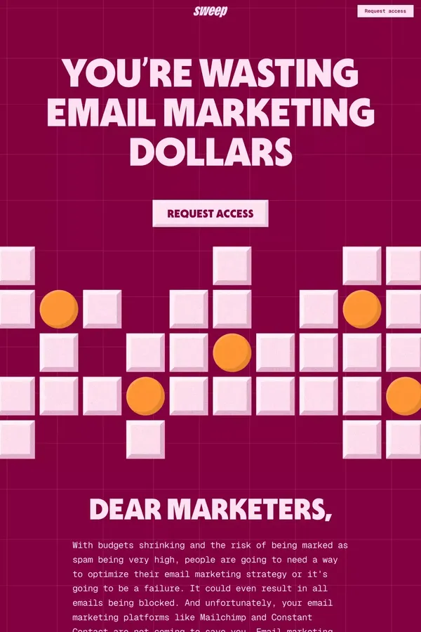 Sweep | Plain Sight Ventures - Landing design inspiration