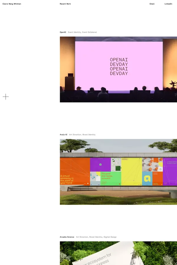 Claire Whitman — Brand Design & Art Direction - Portfolio design inspiration