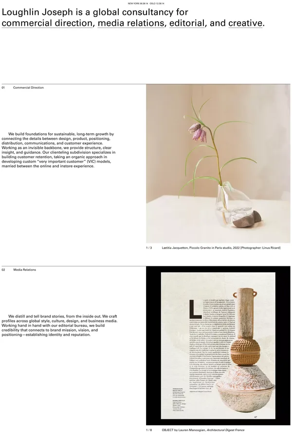 Loughlin Joseph - Portfolio design inspiration
