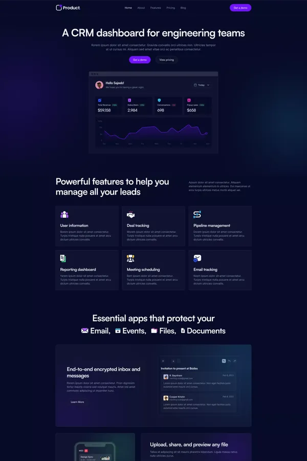 Sasstastic - SaaS HTML5 Responsive Website Template