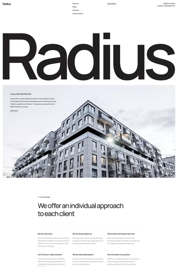 Radius DB - Webflow HTML website template - Template design inspiration