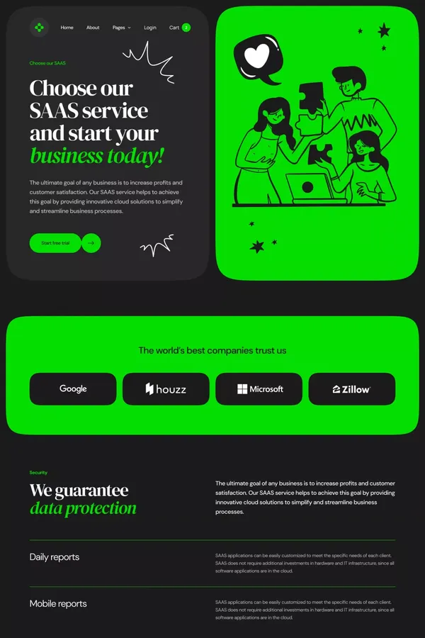 SaaasSite DB - Webflow Ecommerce website template