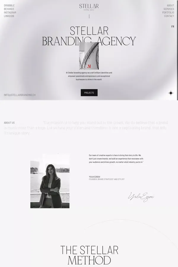 STELLAR | branding agency - website design inspiration