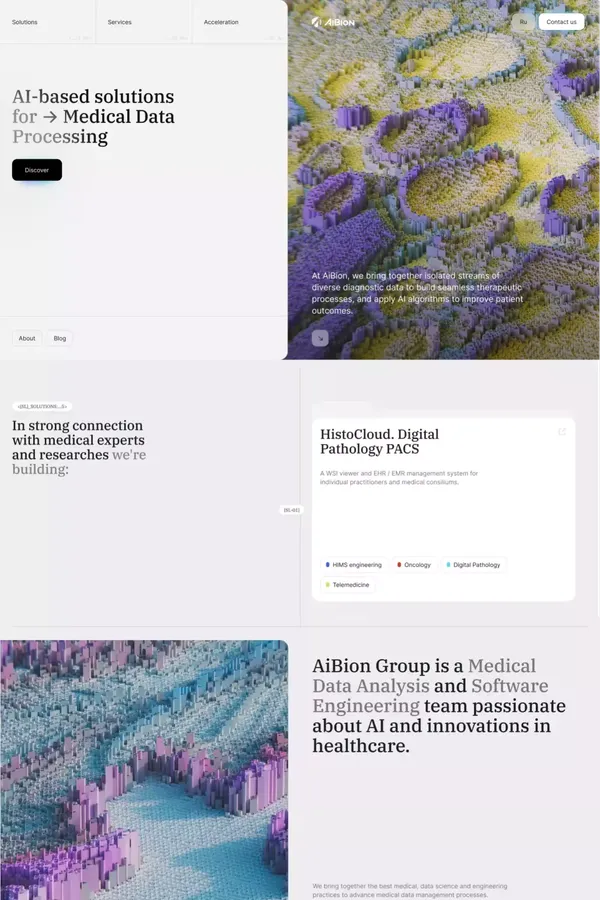 AiBion - Landing design inspiration