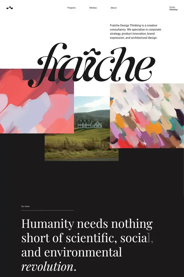 Fraîche - Portfolio design inspiration