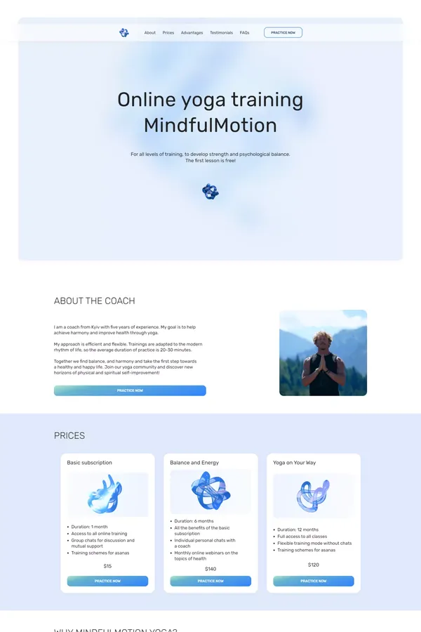 MindfulMotion Online Yoga