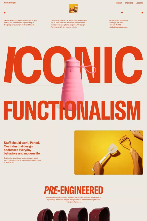 Loket Design - Portfolio design inspiration