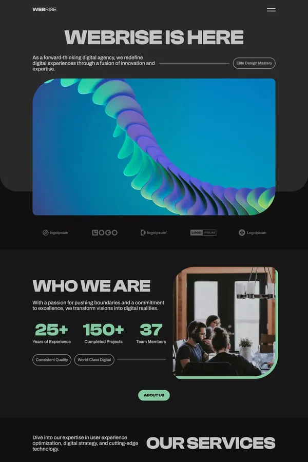 Webrise - Agency HTML5 Responsive Website Template