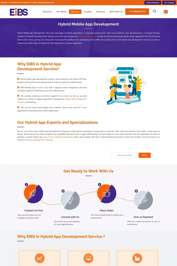 Best Hybrid Mobile App Development Company|Designing Company - website design inspiration