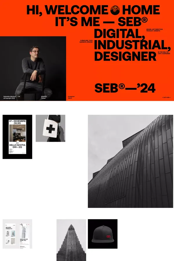 Sebastian Martinez - Designer - Portfolio design inspiration