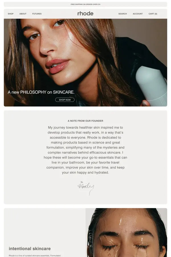 about rhode | rhode skin - About Us  design inspiration