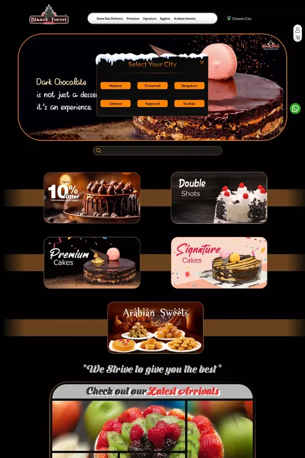 Blaack Forest - website design inspiration