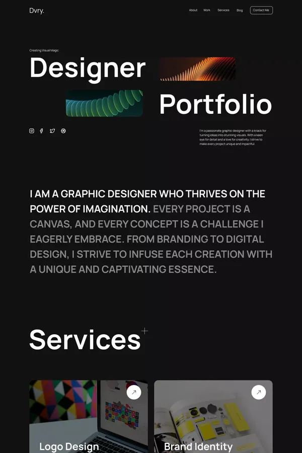 Dvry - Portfolio HTML5 Responsive Website Template
