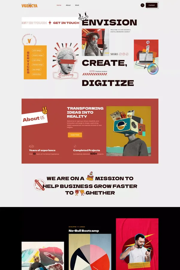 Vgencya - Webflow HTML website template