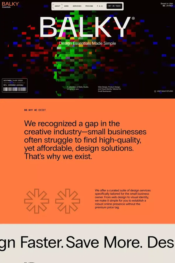 Design Essentials for Small Businesses - Balky Essentials - Portfolio design inspiration