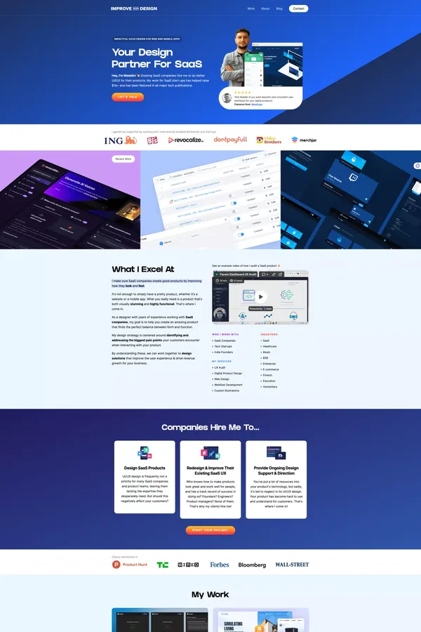 UX UI Design for SaaS | Improve SaaS Design