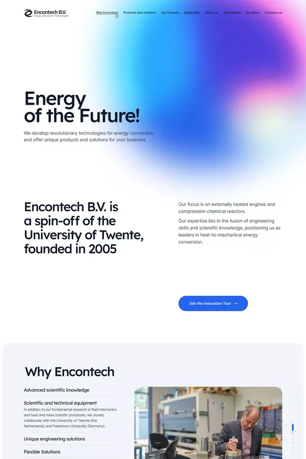 Innovative Solutions for Heat to Mechanical Energy Conversion - Encontech