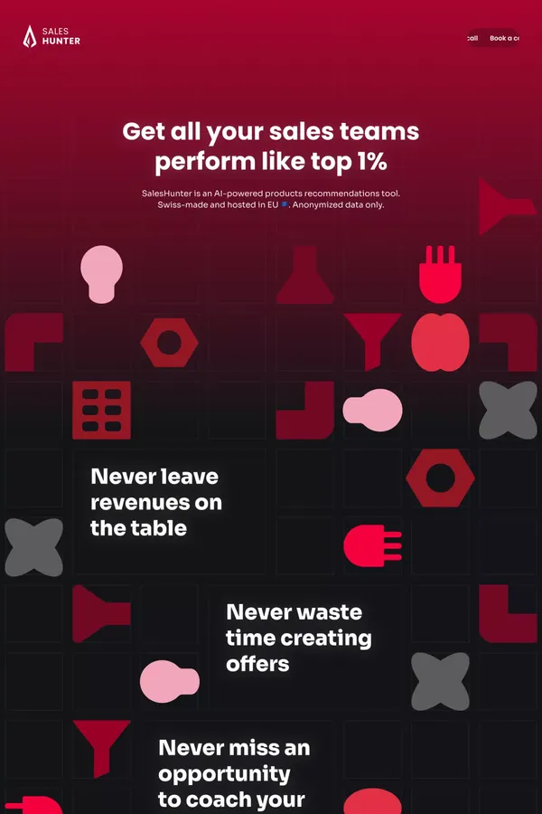 SalesHunter â Transform your sales reps from farmers to hunters.