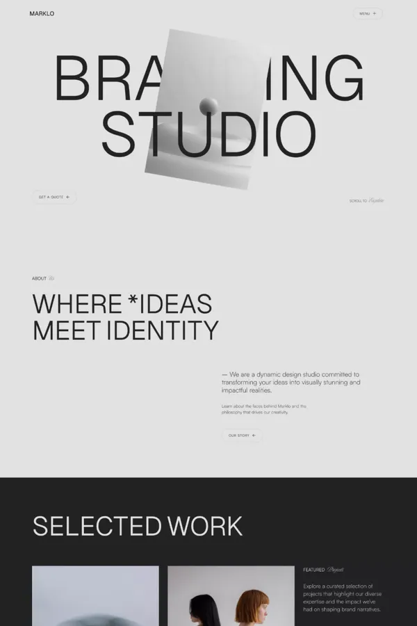 Marklo - Agency Webflow Template