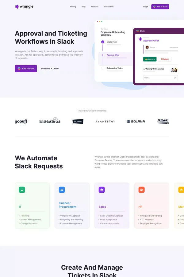Wrangle website | Social App - Landing design inspiration