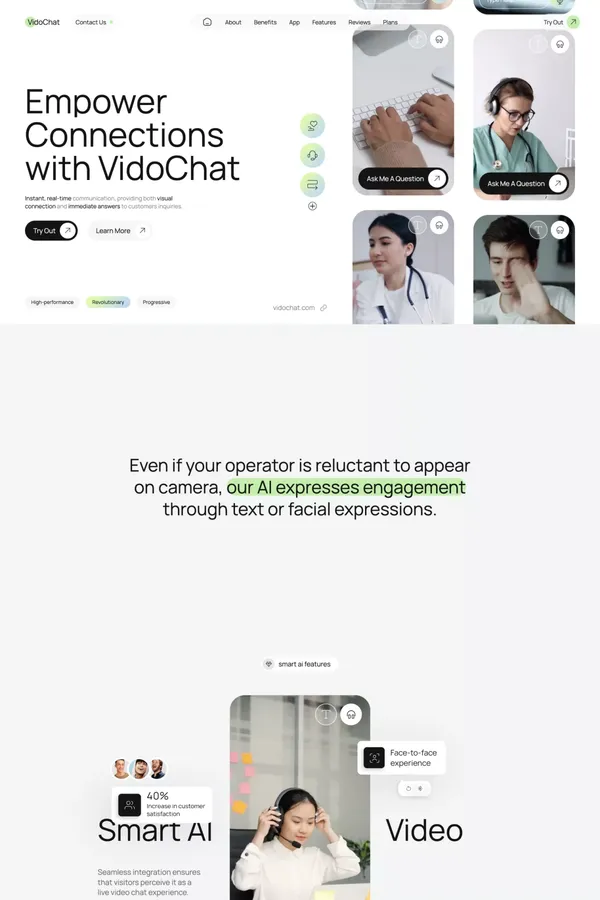 VidoChat - Other design inspiration