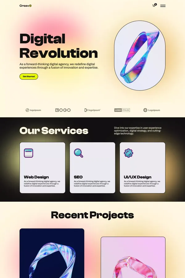 Creavo - Agency HTML5 Responsive Website Template