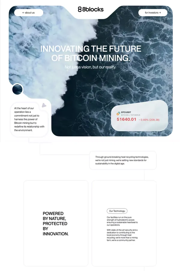 8blocks | Bitcoin Mining Company | Innovating the future