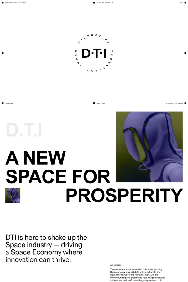 Disruptive Technology Index | Los Angeles, CA - Portfolio design inspiration