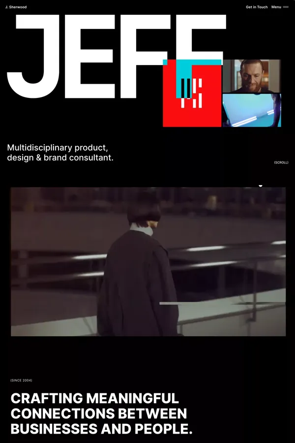 JEFF.XYZ - Portfolio design inspiration