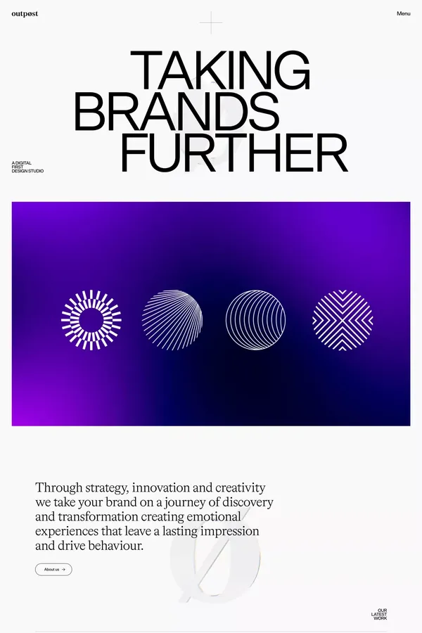 Outpost | Branding & Digital Experience Design Studio - Portfolio design inspiration