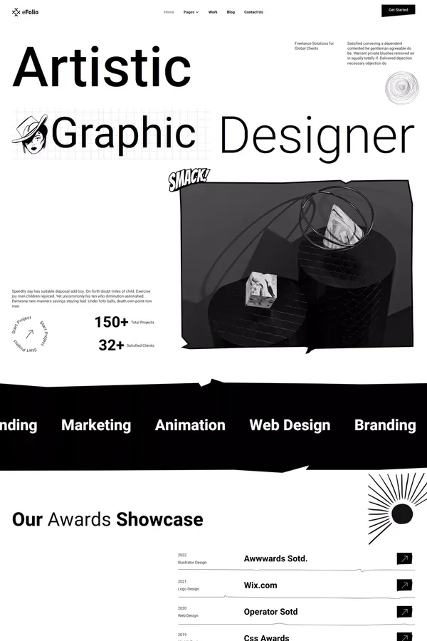 eFolio - Webflow HTML website template