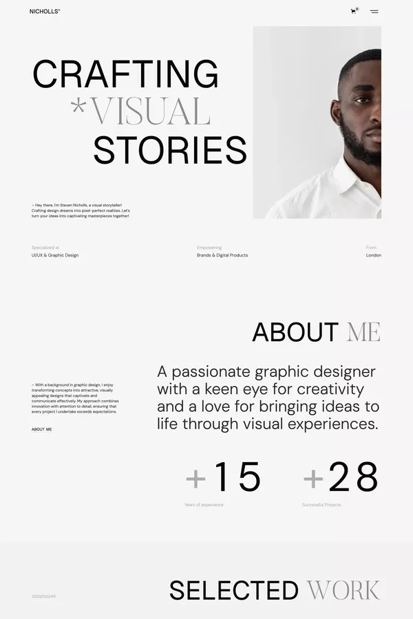Nicholls – Webflow Ecommerce Website Template