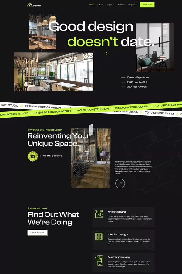 Achernar - Webflow Website Template