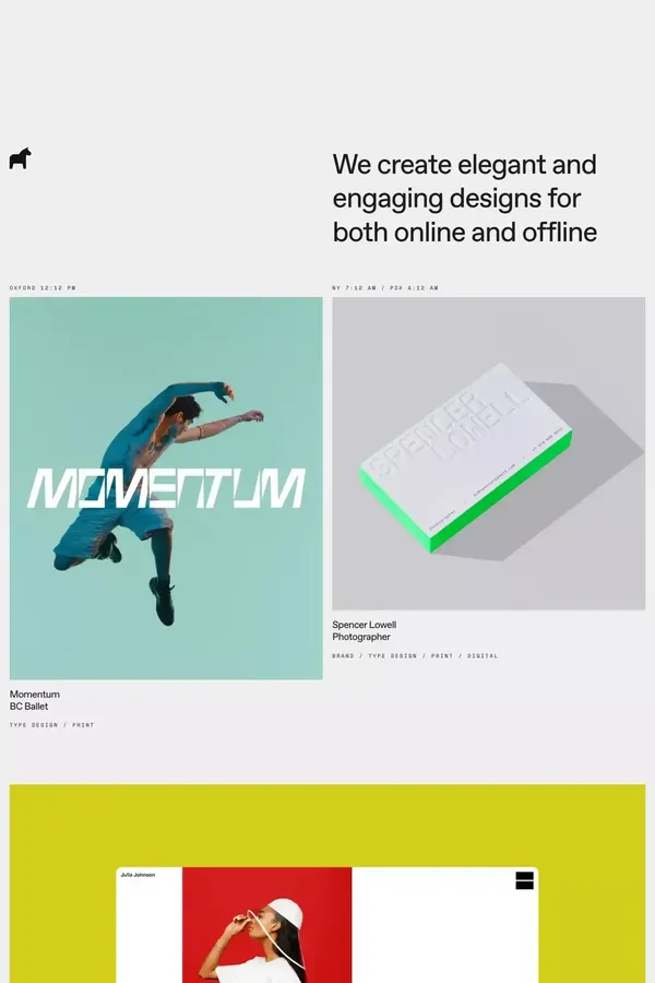 Art Direction/Design — Lundqvist & Dallyn - Portfolio design inspiration