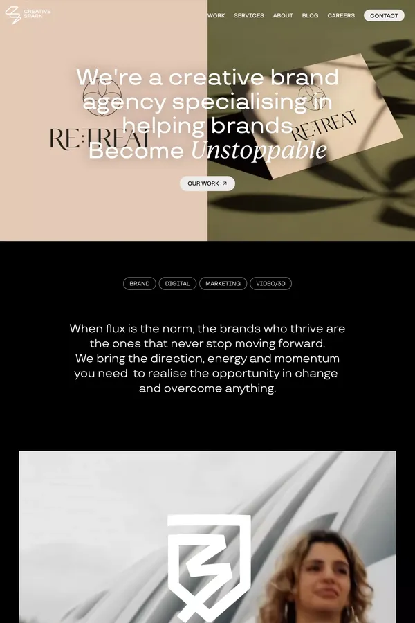 Creative Brand Agency Manchester UK | Creative Spark - Portfolio design inspiration