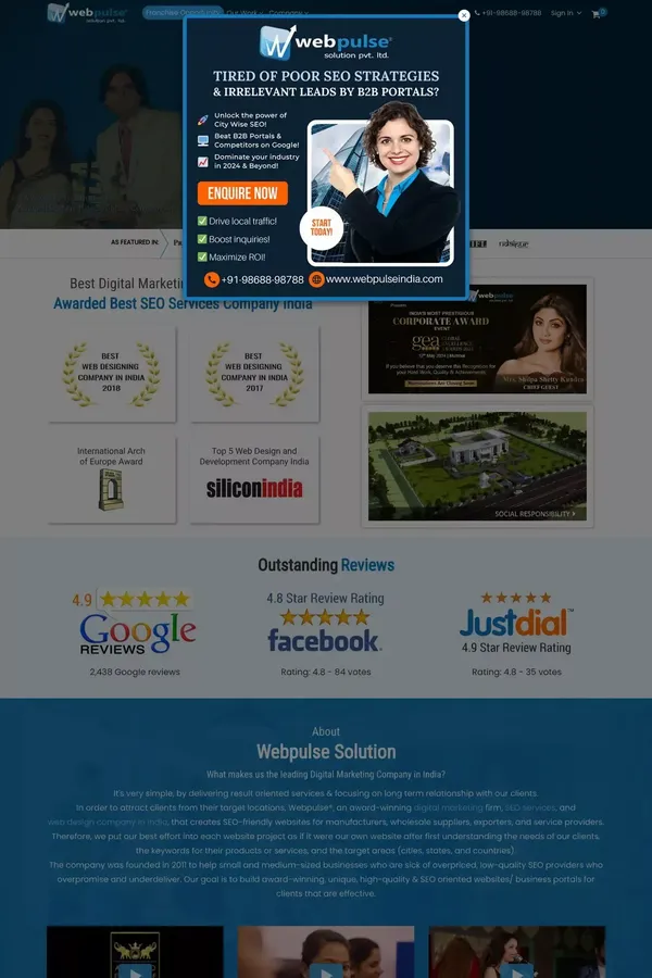 #1 Digital Marketing Company in India, Best SEO Services Company Delhi - website design inspiration