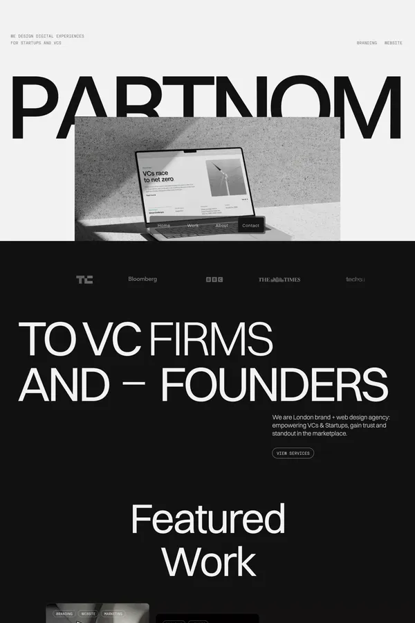 London-based Branding & Web Design Agency | Partnom Creative - Portfolio design inspiration