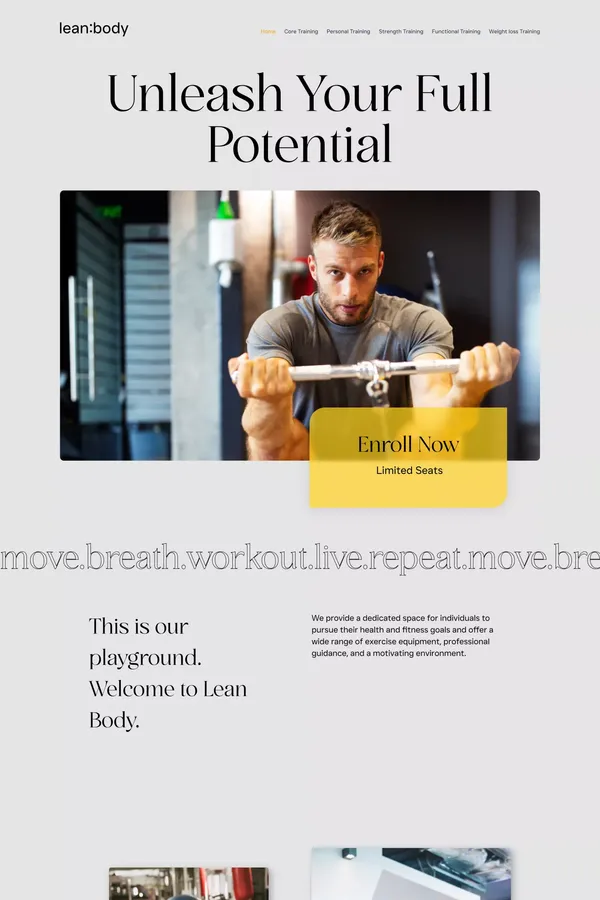 Lean Body Fitness Center | Unleash your full potential