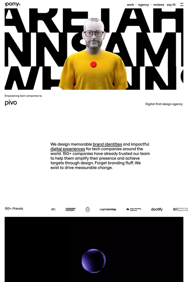 Pony Studio: Branding & Creative Design Agency in London - Portfolio design inspiration