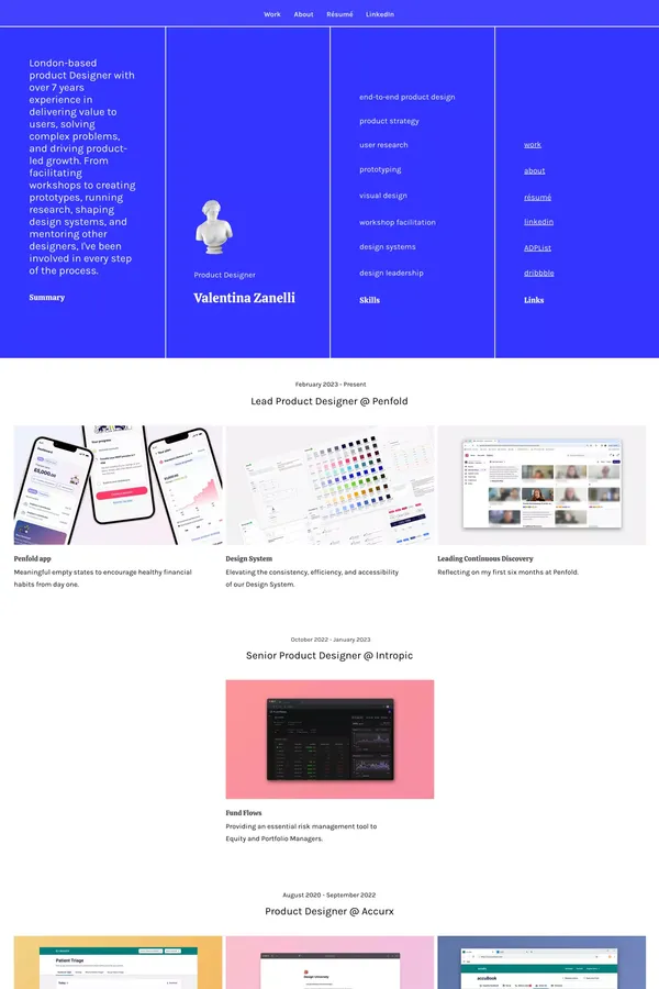 Valentina Zanelli · Product Designer · London, UK