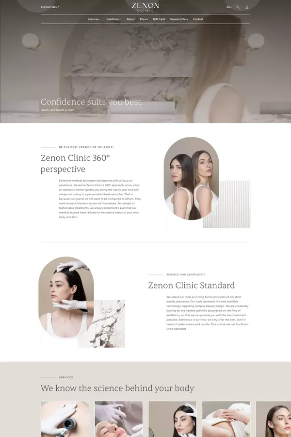 Zenon Clinic - Confidence suits you best.