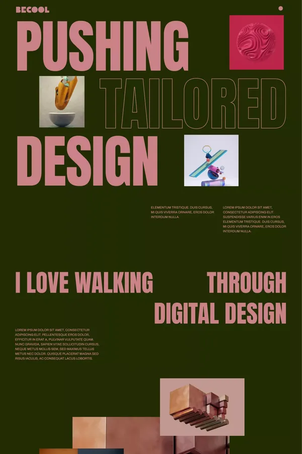 Be-cool - Webflow HTML website template - Template design inspiration