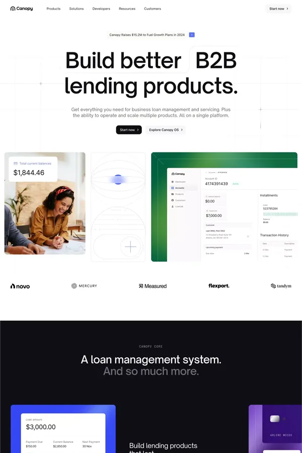 Canopy | The leading loan management system