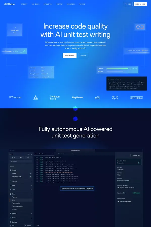 Diffblue AI For Code writes Java unit tests fully autonomously - Diffblue